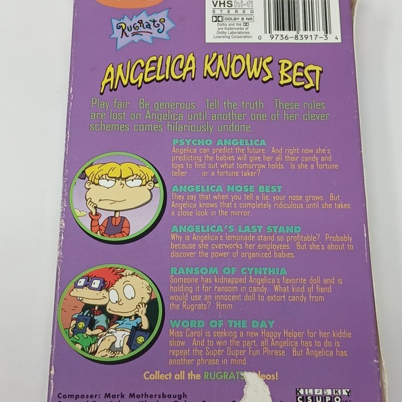 Vintage Rugrats Angelica The Divine VHS Nickelodeon Lot of Toys Plush Books - Picture 9 of 16